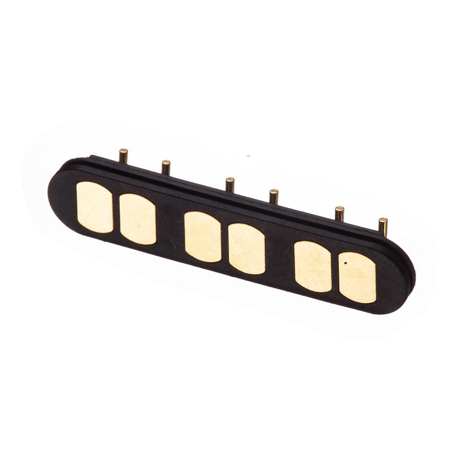 Connettore pin Pogo ad angolo retto corrente