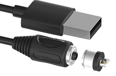 Connettore Pogo Pin maschio-femmina placcato oro