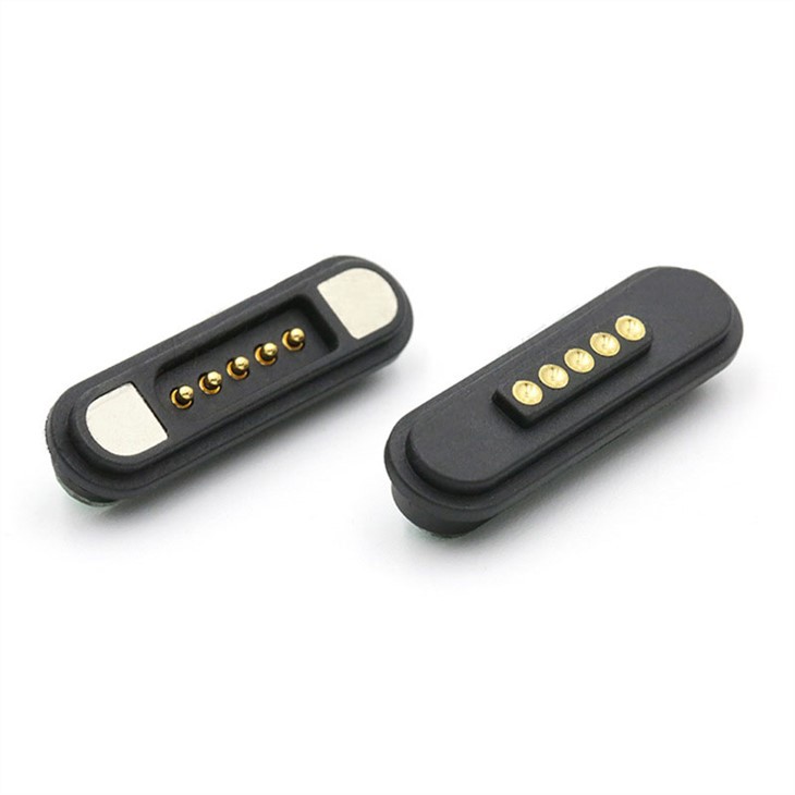 Connettore a pin Pogo per la ricarica della batteria a molla