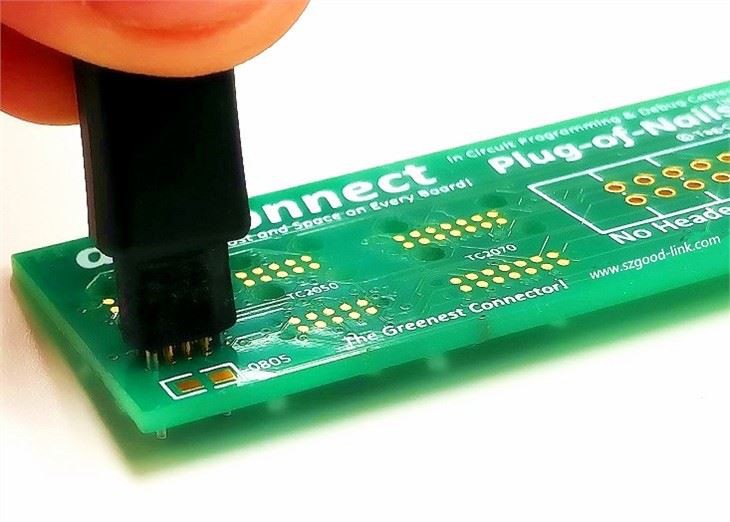 Connettore PCB placcato oro a molla