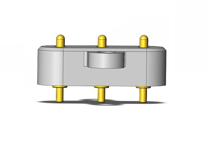 Through Hole 12 Pin Pogo Pin Connector