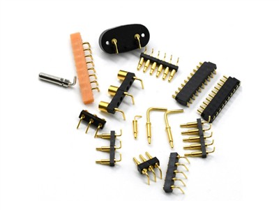 Connettore Pogo Pin maschio e femmina ad angolo retto