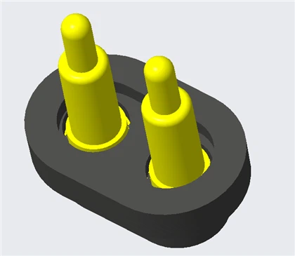 Connettore Pogo Pin maschio e femmina impermeabile