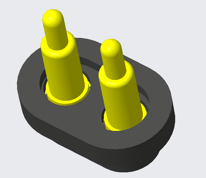 Connettore Pogo Pin maschio e femmina impermeabile